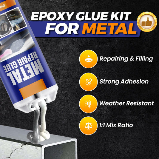 🔥New Year Promotion-Metal Repair Glue🔥High strength, Waterproof, Heat resistant💪