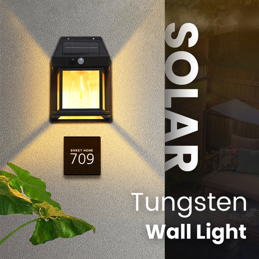 💥💥💡2025 Hot Sale& Coverage 55% OFF-Motion Sensor Solar Tungsten Wall Light