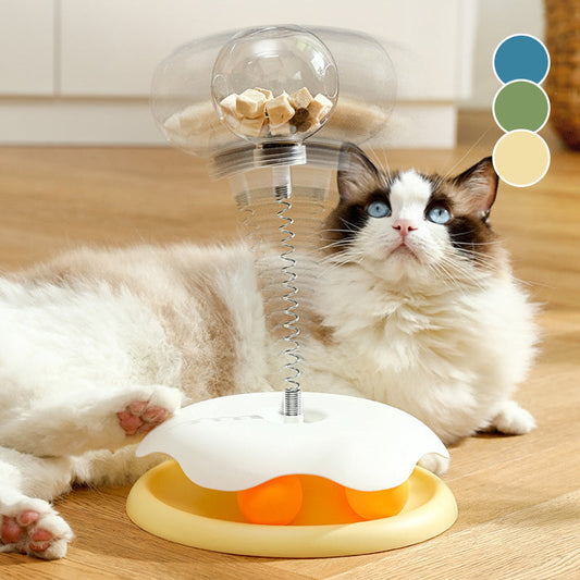 🐱Interactive Cat Carousel With Leaky Balls And Springs✨🐕