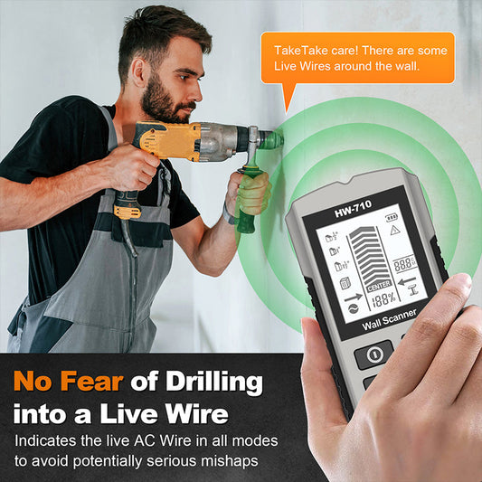 🎉 2025 New Product Offer – 65% OFF!! 💯🪛Multifunctional Handheld Metal & Wall Detector