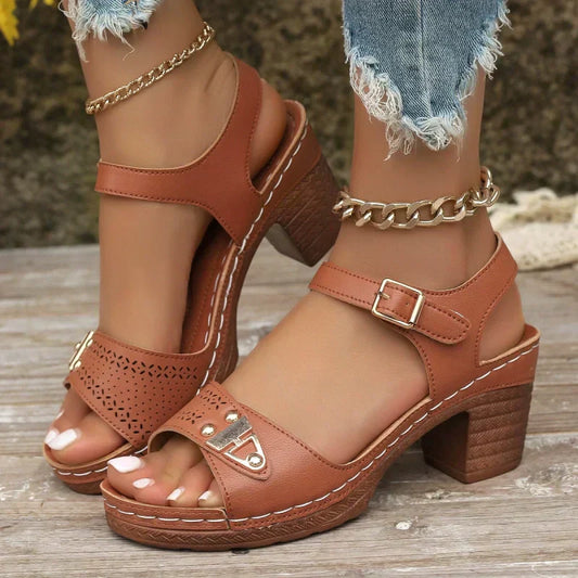 👡The Summer Hot Sale 50% OFF🥰Women's Chunky Heel Sandals