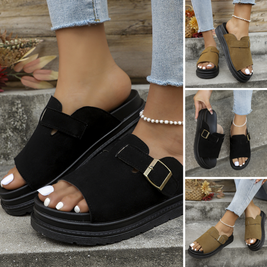 Women's Thick Bottom Retro Sandal Slippers