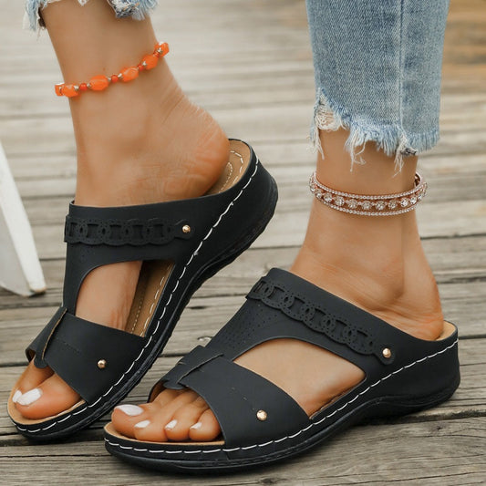 Women's Summer Stylish Cutout Platform Sandals