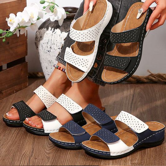 Women's Casual Lightweight Thick Bottom Slippers