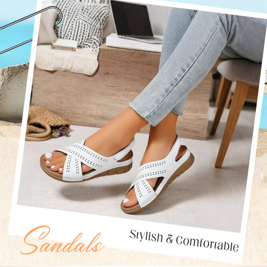 Women's Comfortable Retro Wedge Sandals