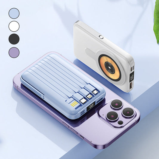 🔥Hot Sale 50% Off🔋Magnetic Wireless Power Bank 10000mAh Fast Chargrs with phone stand