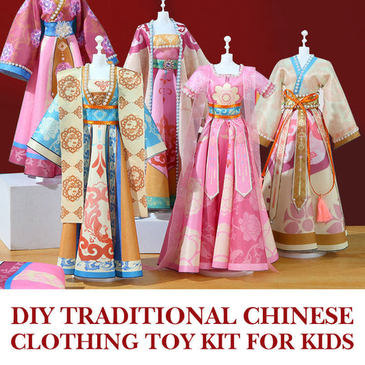 DIY Traditional Chinese Clothing Toy Kit for Kids