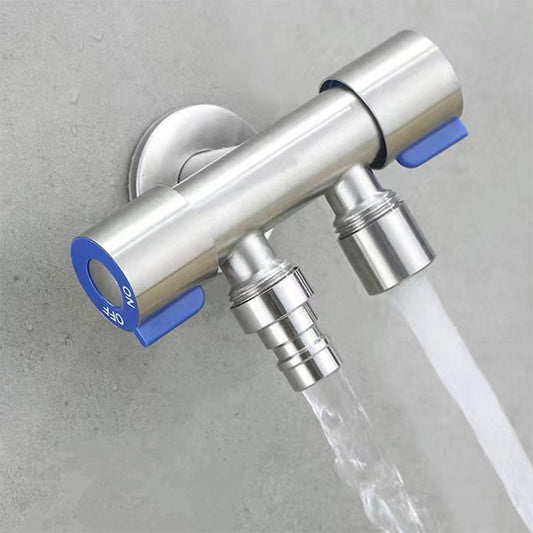 Stainless Steel Dual Outlet Water Valve