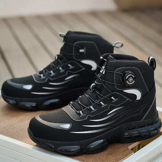 High-Top Puncture-Resistant Safety Shoes