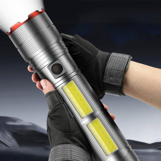 Last day 50% off🔥🔥Portable Powerful Long Range Flashlight,Light up the entire sky