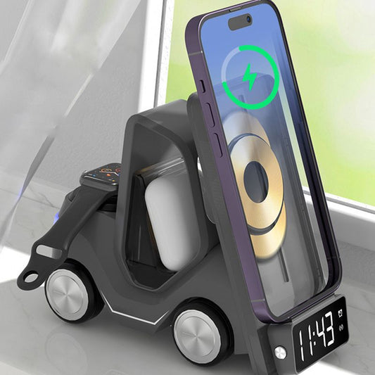 3-in-1 Car Shape Fast Wireless Charger Stand(50% OFF)