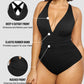 🔥👙Smart Sculpt Plunge Swimsuit Flatter Your Figure