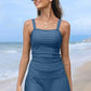 💥Buy 2 Get 10% Off🩱Women Vintage Tummy Control Two Piece Tankini Swimsuits