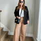 🥇Three lengths available🔥High Stretch High Waist Wide Leg Trousers
