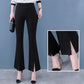Women’s High Waist Stylish Slit Flare Pants