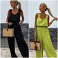 Women's Sleeveless Wide Leg Jumpsuit