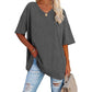 Last Day Sale 49%-Women's Casual Loose V-neck T-shirt