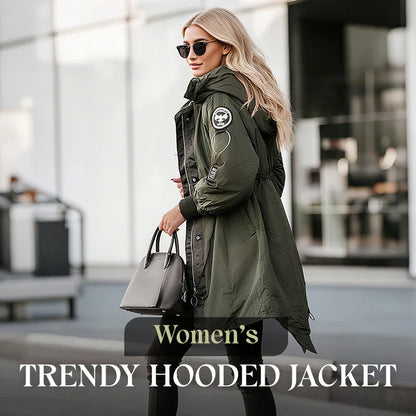 💜 LAST DAY OF OFFER - 49% OFF 💜Women's long-sleeved hooded jacket