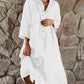 LOSE HEMDKLEID AUS BAUMWOLLE UND LEINEN