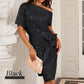 💃👠Hot Sale 50% OFF🖤Sparkly One-Shoulder Ruched Dress✨