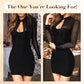 🎅Christmas Pre-sale🎁Sexy Cut-out Body-con Dress