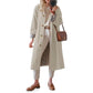💗LAST DAY - PROMOTION💗Imily Bela Women's Long Trench Coat Single Breasted Oversized Windproof Overcoat Fashion Outerwear