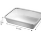 🔥🎁2023-Christmas Hot Sale🎁-49% OFF-Stainless Steel Square Plate（With Lid）