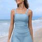 💥Buy 2 Get 10% Off🩱Women Vintage Tummy Control Two Piece Tankini Swimsuits