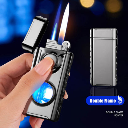 🎁✨Hot sale🔥New fashionable double-flame lighter