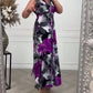 🔥New Hot Sales - 75% OFF😍Floral print sleeveless pleated elegant dress