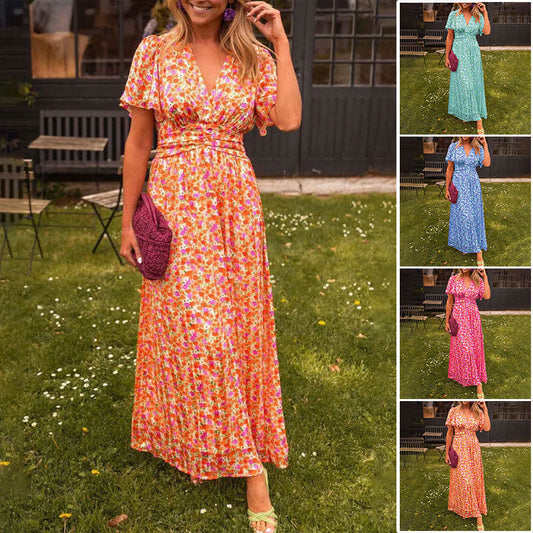🏖️Summer Hot Sale 49% OFF🌼Women's Sweet Vintage Floral Dress