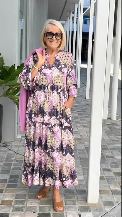 Plus Size Ruffles Boho Beach Tunic Dresses