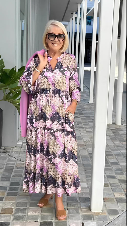 Plus Size Ruffles Boho Beach Tunic Dresses