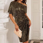 💃👠Hot Sale 50% OFF🖤Sparkly One-Shoulder Ruched Dress✨