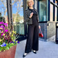 🥇Three lengths available🔥High Stretch High Waist Wide Leg Trousers