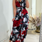 🔥New Hot Sales - 75% OFF😍Floral print sleeveless pleated elegant dress