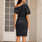 💃👠Hot Sale 50% OFF🖤Sparkly One-Shoulder Ruched Dress✨