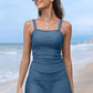 💥Buy 2 Get 10% Off🩱Women Vintage Tummy Control Two Piece Tankini Swimsuits