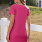 💕Last Day Promotion 49% OFF👗Women's Casual Square Neck Pocket Short Sleeve Dress with Pockets
