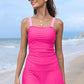 💥Buy 2 Get 10% Off🩱Women Vintage Tummy Control Two Piece Tankini Swimsuits