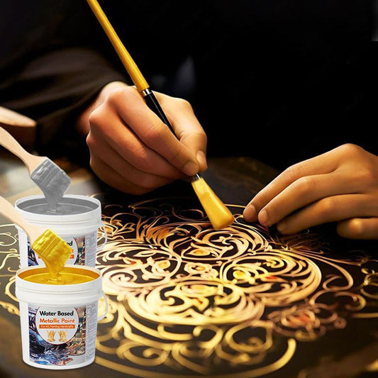 🔥🖤Black Friday Hot Sale 50% OFF🔥Water Based Gold Leaf Paint For Art, Painting, Handcrafts