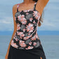 💥Buy 2 Get 10% Off🩱Women Vintage Tummy Control Two Piece Tankini Swimsuits