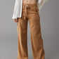 💥LAST DAY SALE 49% OFF!!🎁Linen-Blend Wide-Leg Cargo Pant