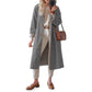 💗LAST DAY - PROMOTION💗Imily Bela Women's Long Trench Coat Single Breasted Oversized Windproof Overcoat Fashion Outerwear