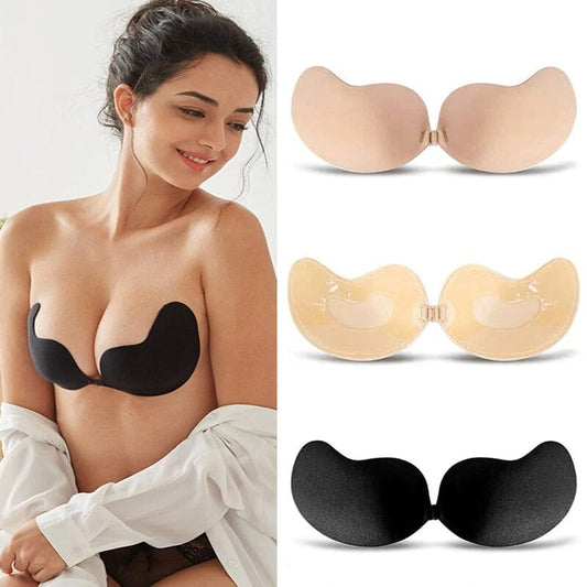 💗BUY 1 GET 1 FREE - 2 PAIRS - EACH ONLY ￡4.99!!🎁Adhesive Push-up Bra🌙 Free Moon & Star Necklace for today’s first 30 orders! 🎁