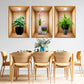 Plant And Flower 3D Effect Simulation Wall Painting