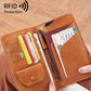 Leather Card Wallet With RFID Blocking