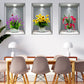 Plant And Flower 3D Effect Simulation Wall Painting