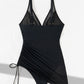 💥Last Day Special Sale 49% OFF🩱Slimming Mesh Sheer Sarong Wraps Swimsuit