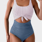 🔥2025 SUMMER 50% OFF🎁Ruched Tie-Knot Tummy Control One-Piece Swimsuit